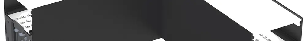 Parte luminosa DOTLUX CONNECT 12W 1400lm 840 DALI 204mm nero L-destra 