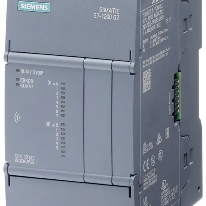 Apparecchio base PLC SIMATIC S7-1200 G2 CPU 1212C DC/DC/DC 8DI/6DO 24VDC 