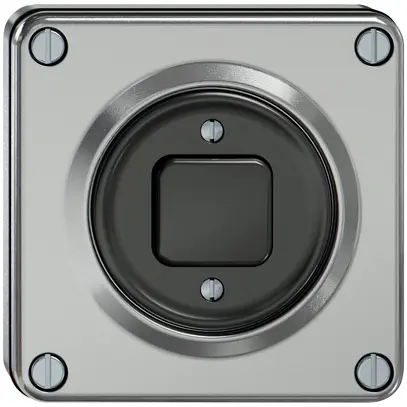 Pulsante INC ELEMENT 1P 1NC 1NO 16A 250V alluminio 
