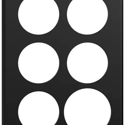 Piastra di copertura INC STANDARDdue SNAPFIX® 3×2/2×3 5×Ø50 1×Ø58 150×210mm ne 