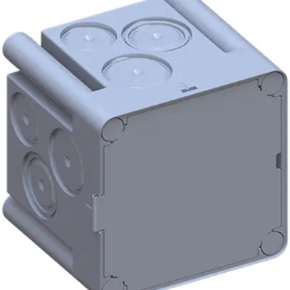 Boîtier ENC AGRO 1×1 650°C avec couvercle de protection M20/25 