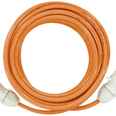 Câble de rallonge CEE Demelectric G-PUR 5×2.5mm² CEE/CEE 16A IP44 orange 20m 