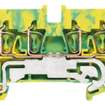 Morsetto di protezione WM ZPE 2.5N/4AN connessione a molla 2.5mm² verde/giallo 