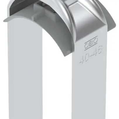 Fixation rapide BET 2056 pied à H matière synthétique 40…46mm 2×câble aluminium 