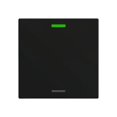 EB-Taster KNX RGBW MDT BE-TAL600116.01 1T/2B schwarz matt "neutral" 