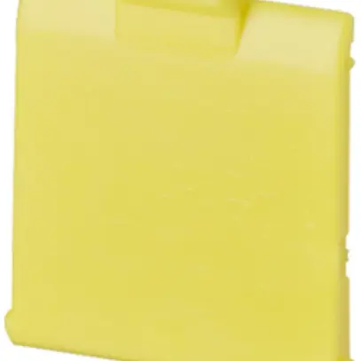 Clapet antipoussière H-LINE M, pour panneau de distribution, jaune, 10 pièces 