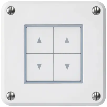 Contact pour stores ENC robusto IP55 blanc avec 4 touches de fonction p.combi 