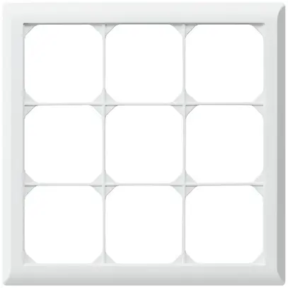 Telaio di copertura INC kallysto.line 3×3 bianco 212×212mm 