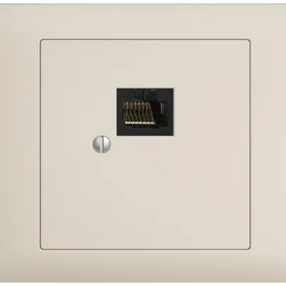 Boîte INC 1×RJ45/u 8P EDIZIOdue crema, R&M swissline 