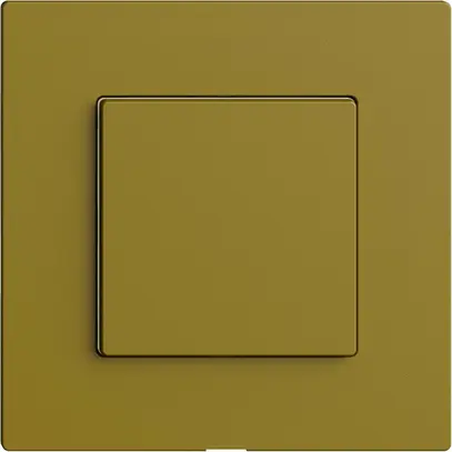 Interruttore 1K/1T Edue Wiser olive 