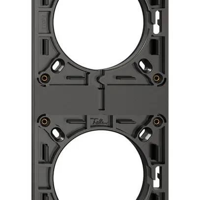 NUP-Kopfzeile Feller NEVO, 2×1, für N.CO-Apparate, schwarz 