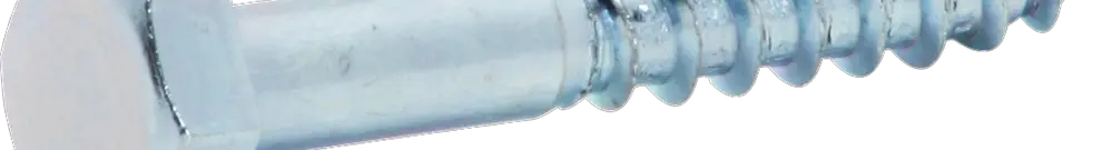 Vis à bois 6-pans 6×40mm DIN 571, fraisée, zinguée bleu 