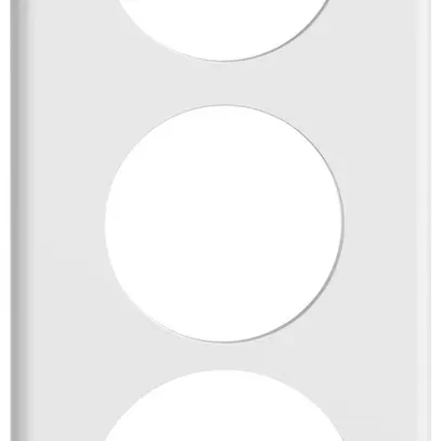 Piastra di copertura INC STANDARDdue SNAPFIX® 3×1/1×3 2×Ø50 1×Ø58 90×210mm bi 