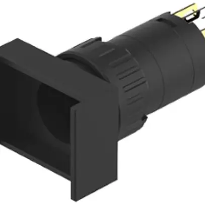 Allogiamento per pulsante luminoso EAO 51 1NO 1NC saldare/spina 18×24mm impulso 
