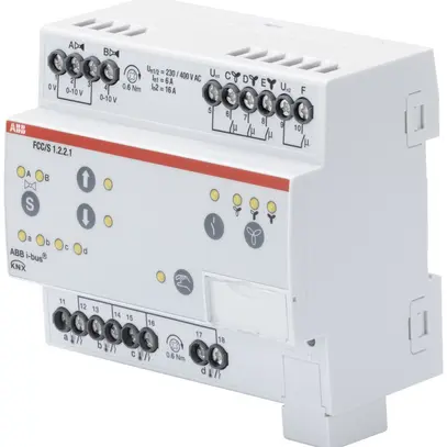 Controllore ventilconvettore AMD ABB FCC/S 1.2.2.1 KNX, 2/4 tubi, comandabile 