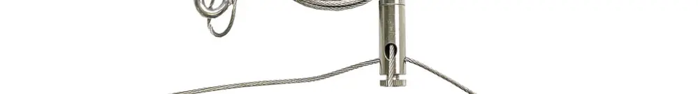 Set di corde di sospensione ELBRO, acciaio inossidabile, 2m, composto da 2 pezzi 