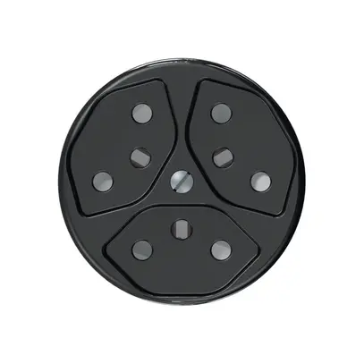 Disco frontale CLASSIC per 3×T13 con shutter nero 