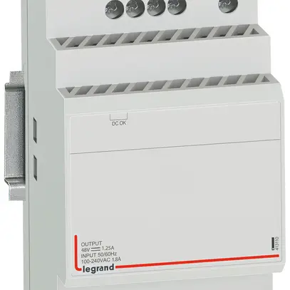 Alimentation AMD Legrand 48VDC 60W 1.25A pour switch PoE 