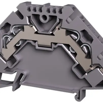 Morsetto di passaggio componibile WZ 0.5…4mm² 32A 800V push-in 2×2 DIN 35mm ara 
