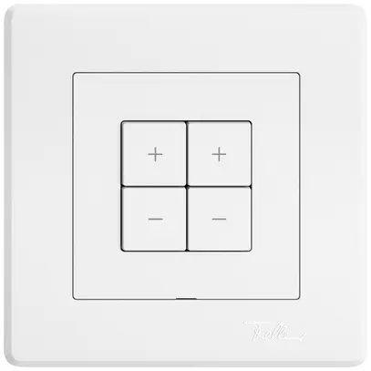 Stazione sec.variatore INC EDIZIO.liv Wiser SNAPFIX® 2 canali 4 tasti WLAN bi 
