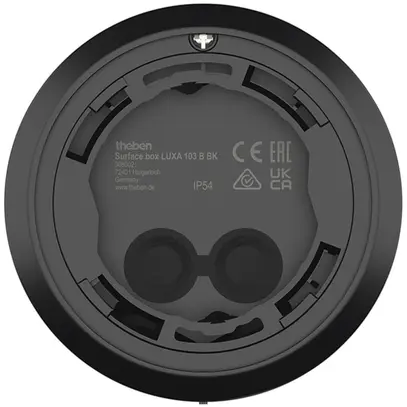 Cadre AP Theben Surface box LUXA 103 B pour détecteur de présence LUXA 103 noir 