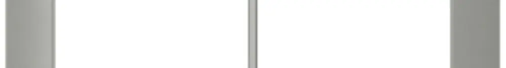 Cadre de recouvrement SIDUS 2×3 gris clair 