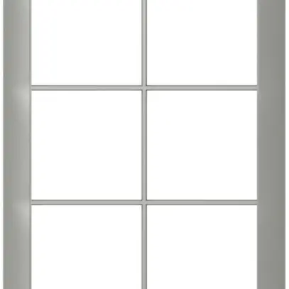 Cadre de recouvrement SIDUS 2×3 gris clair 