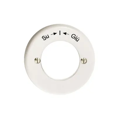 Kit front. Su-I-Giu bianco per contatto rot.imp.a chiave 
