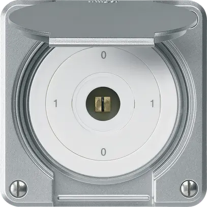 Interruttore a chiave quadrata INC robusto IP55 con coperchio S0/3P all combi 