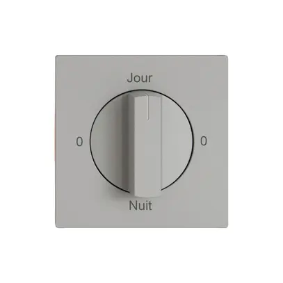 Montageset EDIZIO.liv SNAPFIX® f.Drehschalter m.Griff 0-Jour-0-Nuit hgu 