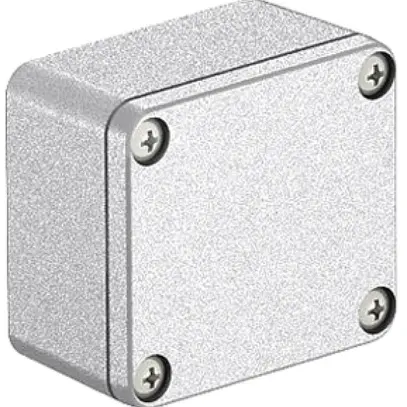 Scatola vuota BET Mx CR3 64×58×34mm alu IP66 grigio 