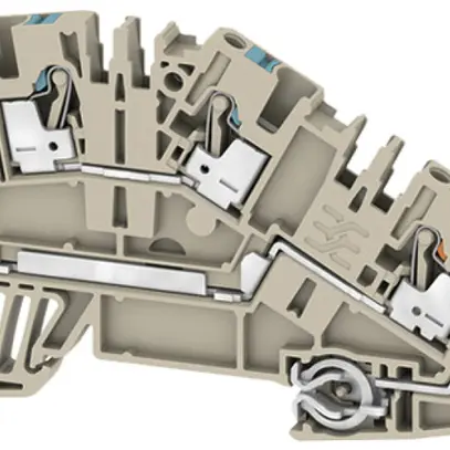 Borne d'installation Weidmüller AITB 2.5 BB N-L-PE PUSH IN 3 étages 