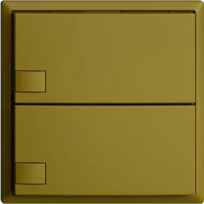 Pulsante INC KNX 2×EDIZIOdue olive RGB senza LED 