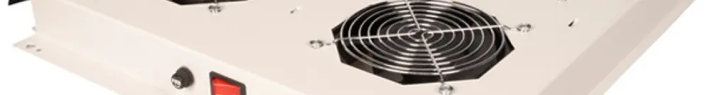 Ventilateur ROLINE 431×47×416mm 230V ventilateur de toiture gris 432m³/h 