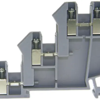 Borne de passage joignable WZ 0.5…2.5mm² 16A 400V vis 1×3 rail DIN/G TH35/G32 gr 