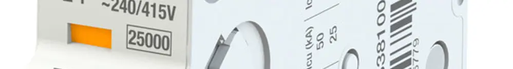 Leitungsschutzschalter ABB MCB S300P 1P 240V Typ C 10A Icn 25kA Icu 25kA 1TE 