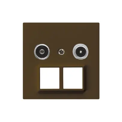 Presa multimedia kallysto R/TV montaggio A 23dB 2GHz marrone 