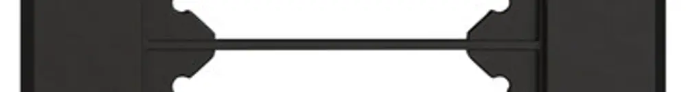 Telaio di copertura INC EDIZIO.liv SNAPFIX® 4×1/1×4 96×276mm ne 