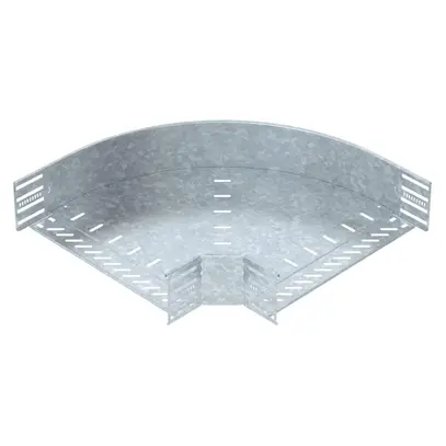 Coude BET RB 90° 110×400mm acier galvanisé à chaud 