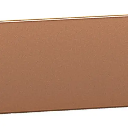 Barra collettrice Hager uniway, rame nudo, 25×3mm, lunghezza 2m 