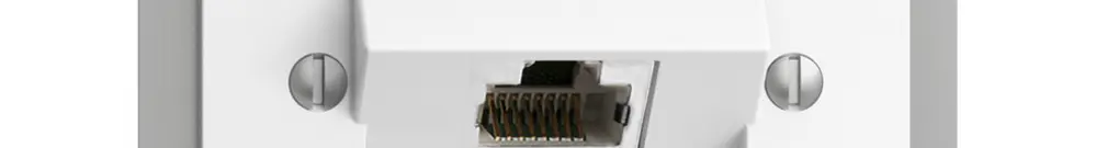 Prise INC 1×RJ45/s 4P ITplus EDIZIOdue blanc 