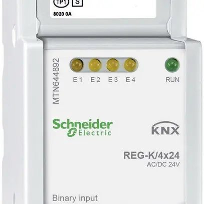 Entrata binaria AMD KNX Schneider Electric 4×24V, MTN644892 