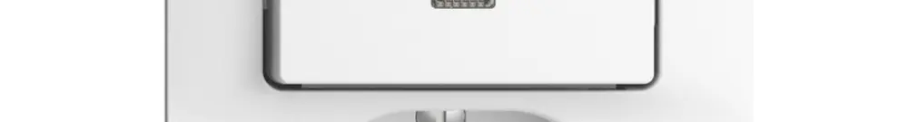 Combinaison lum.6/1L+T23 16A EDIZIOdue blanc avec lent. LED jaune 