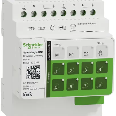 Variateur KNX Master, Schneider Electric SpaceLogic double 16A 