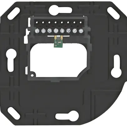 Placca di stabilizzazione Hager per elcom.touch/elcom.fon, acciaio, nero 