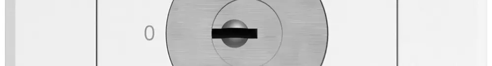 Interruttore a chiave INC EDIZIO.liv c.KABA 1007F/5000 1P 0-1-2-3 p=67mm bi 