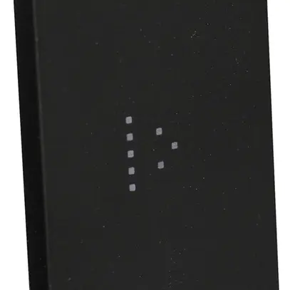 Commande tactile Living Now MyHOME contrôle total 1 module noir 