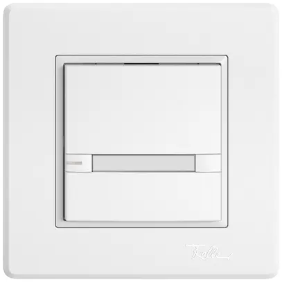 Pulsante KNX RGB INC EDIZIO.liv SNAPFIX® sensore temp.RGB-LED targ.1× com.2T bi 