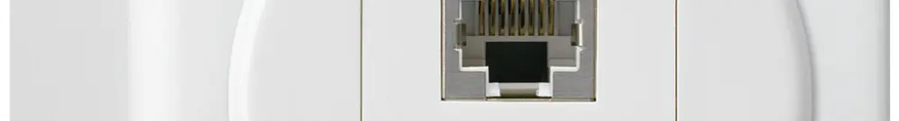 Scatola di raccordo AP basico 1×RJ45s bianco 