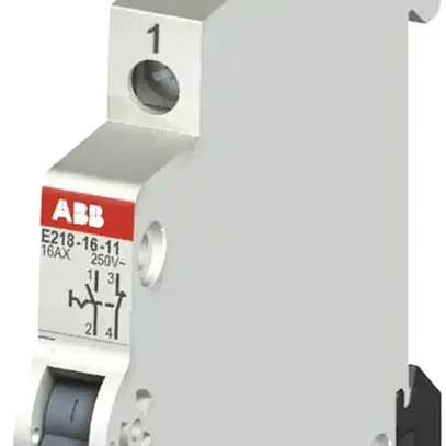 Commutatore di comando AMD E218, 16A/250V 2L 1Ch+1R, ½UM, "I-II" 